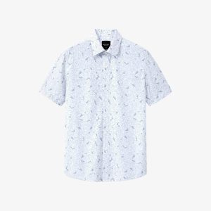 Áo Sơ Mi Cộc Tay Thiết Kế Hoạ Tiết 9SMCH525TRK